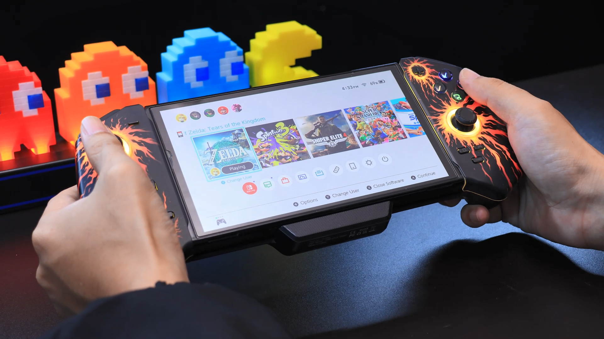 Amazon.com: KICKDOT Switch Controller with Hall Joystick for
