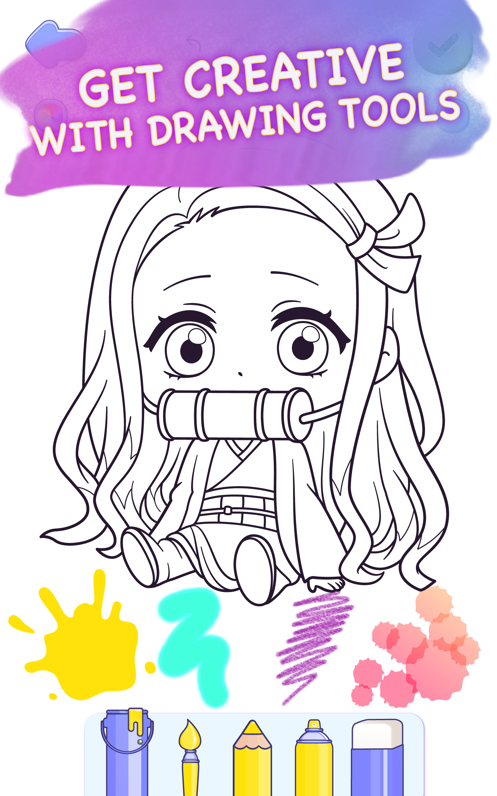 Kids Drawing Chibi Coloring Game App on Amazon Appstore