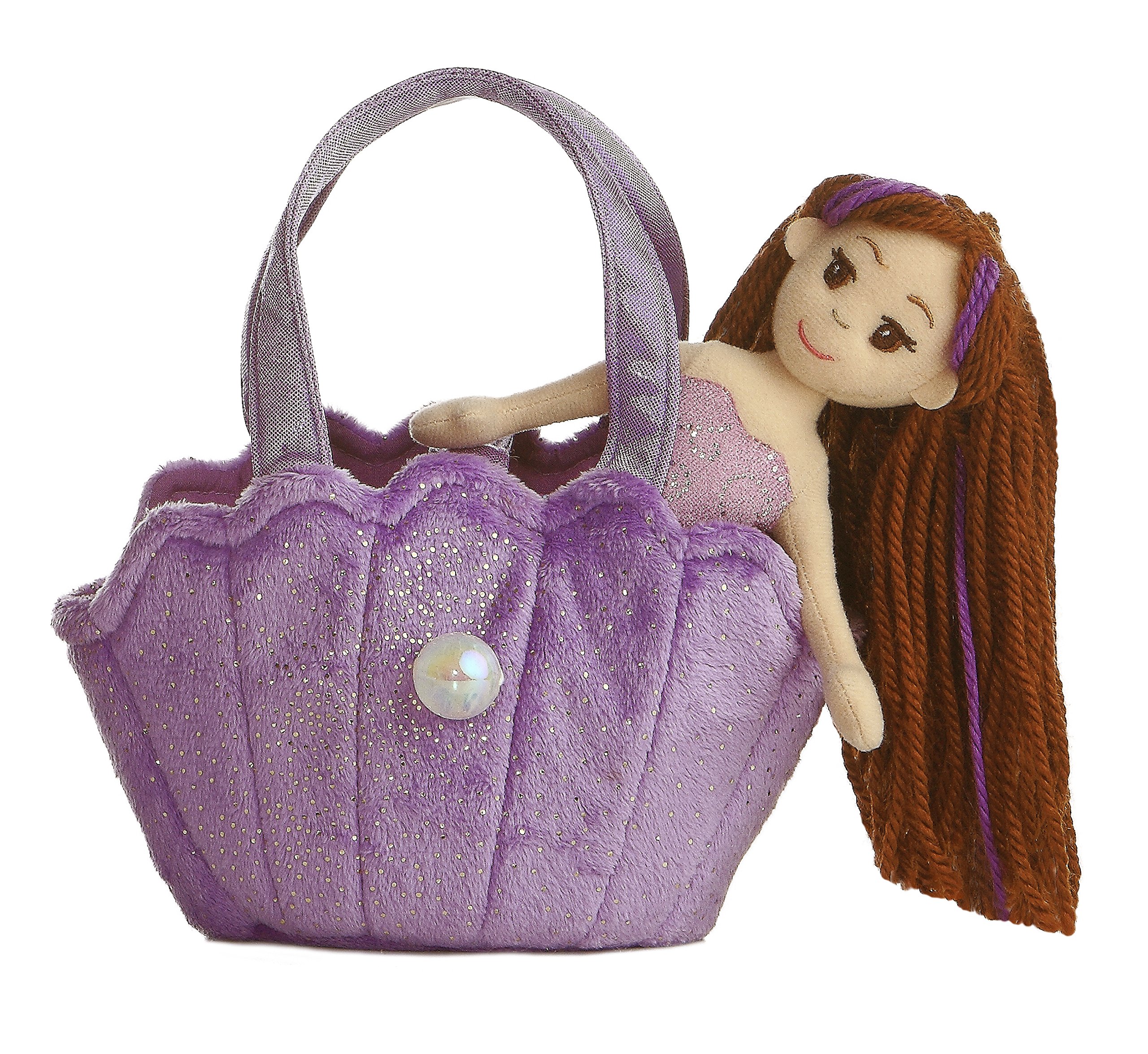 Aurora® Enchanting Sea Sparkles™ Mermaid Lavender Stuffed Animal - Imaginative Play - Magical Companions - Purple 9 Inches