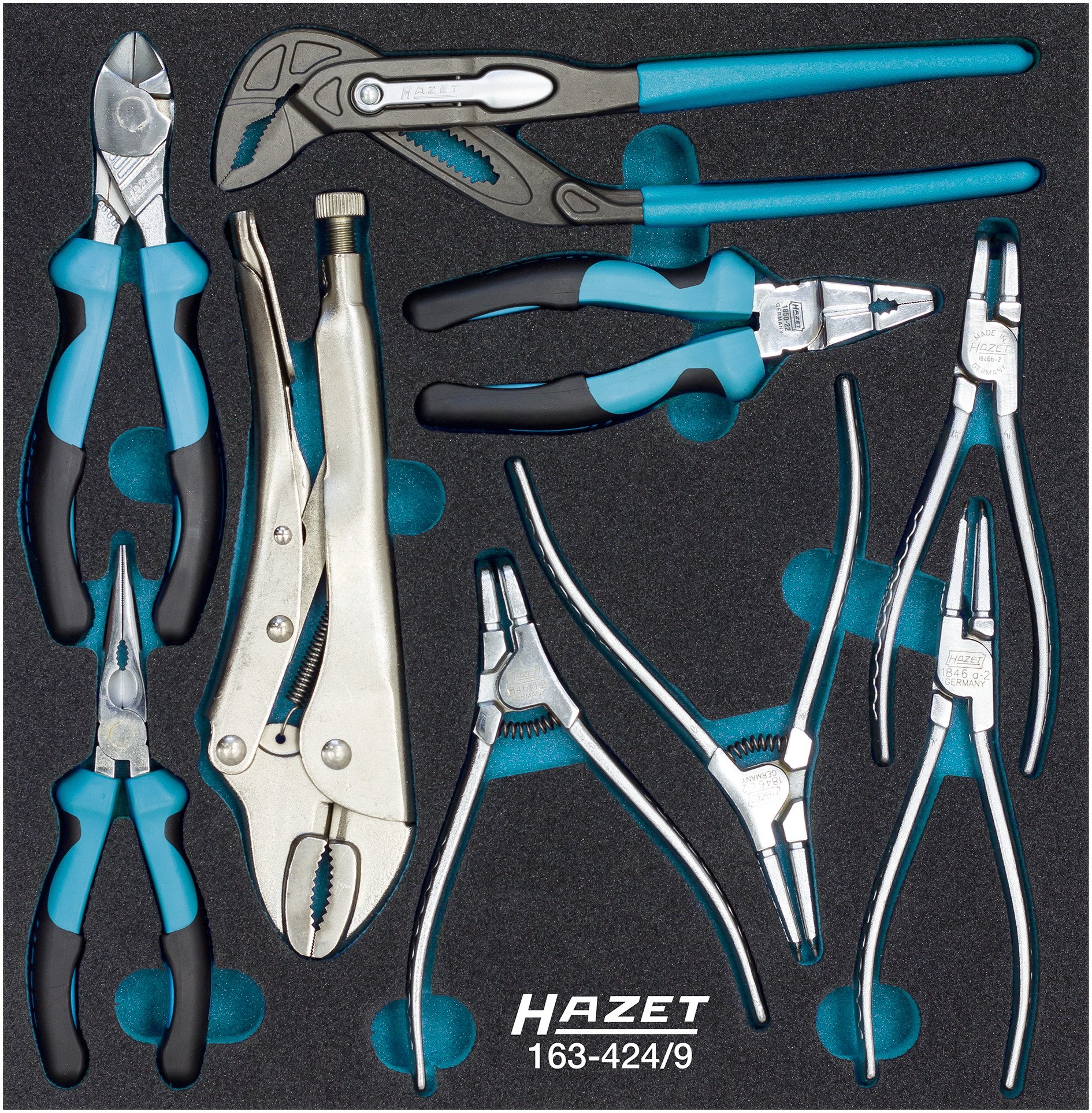 Hazet pliers set number Tools: 9 – 1 x 424/9: Amazon.com: Tools