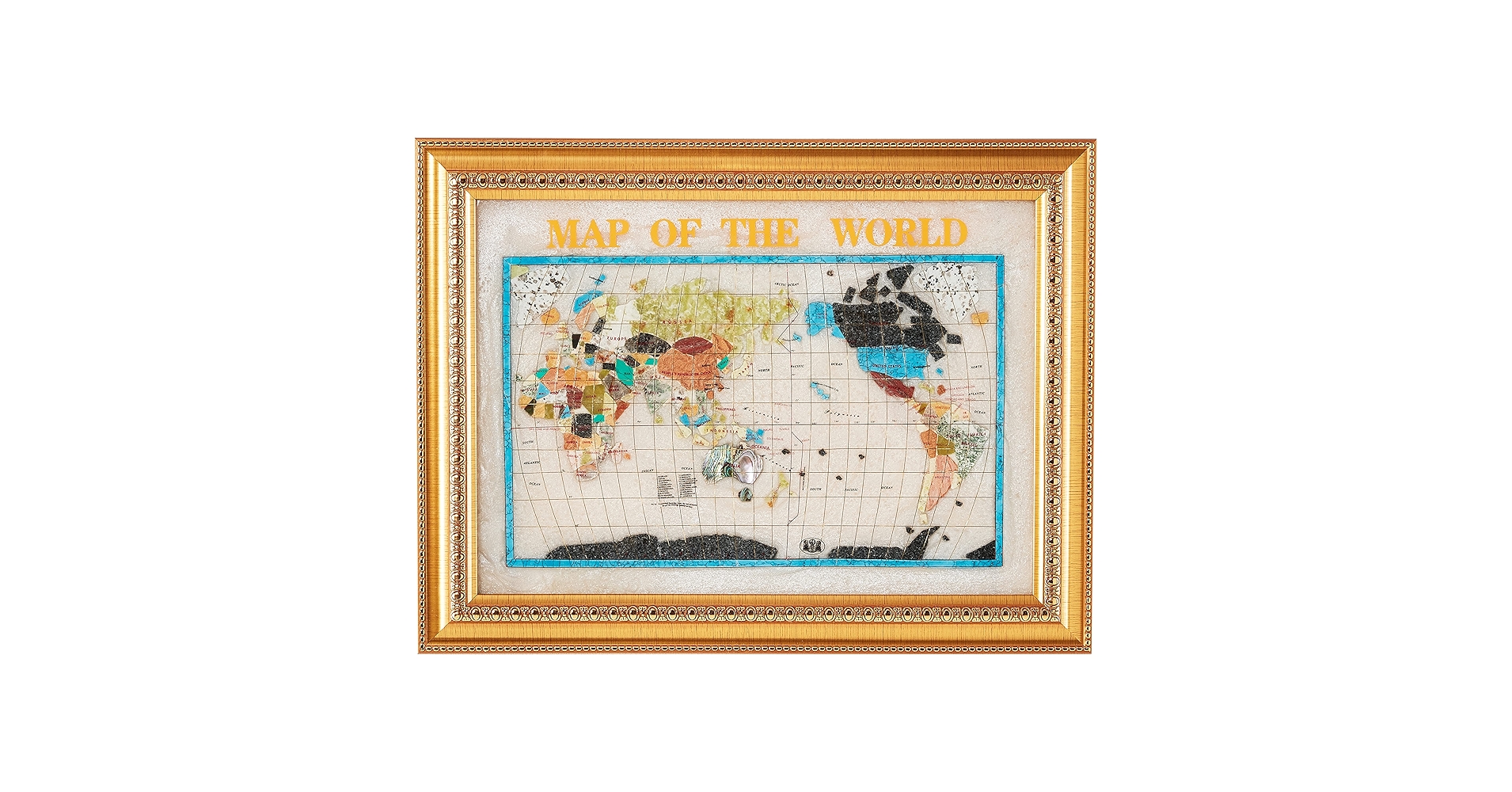 海の風景画 - LITTLE EUROPA GALLERY Amazon.com - Unique Art 26-Inch Cross with Frame Pearl Ocean