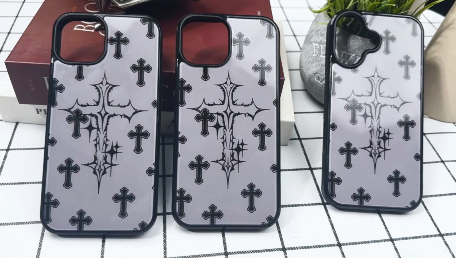 ☆ Divine iphone 12/12 pro 6.1 Cross 1296 Amazon.com: FANXI Blessed Cross Phone Case Compatible with iPhone
