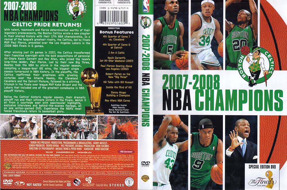 [DVD 8枚組] NBA ヒストリー・オブ・ボストン・セルティックス DVD 8枚組 】 NBA ヒストリー・オブ・ボストン