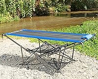 Vista 1 de Mac Sports H900S-100 - Hamaca plegable portátil para camping al aire libre, multiusos, resistente (Azul/Gris)