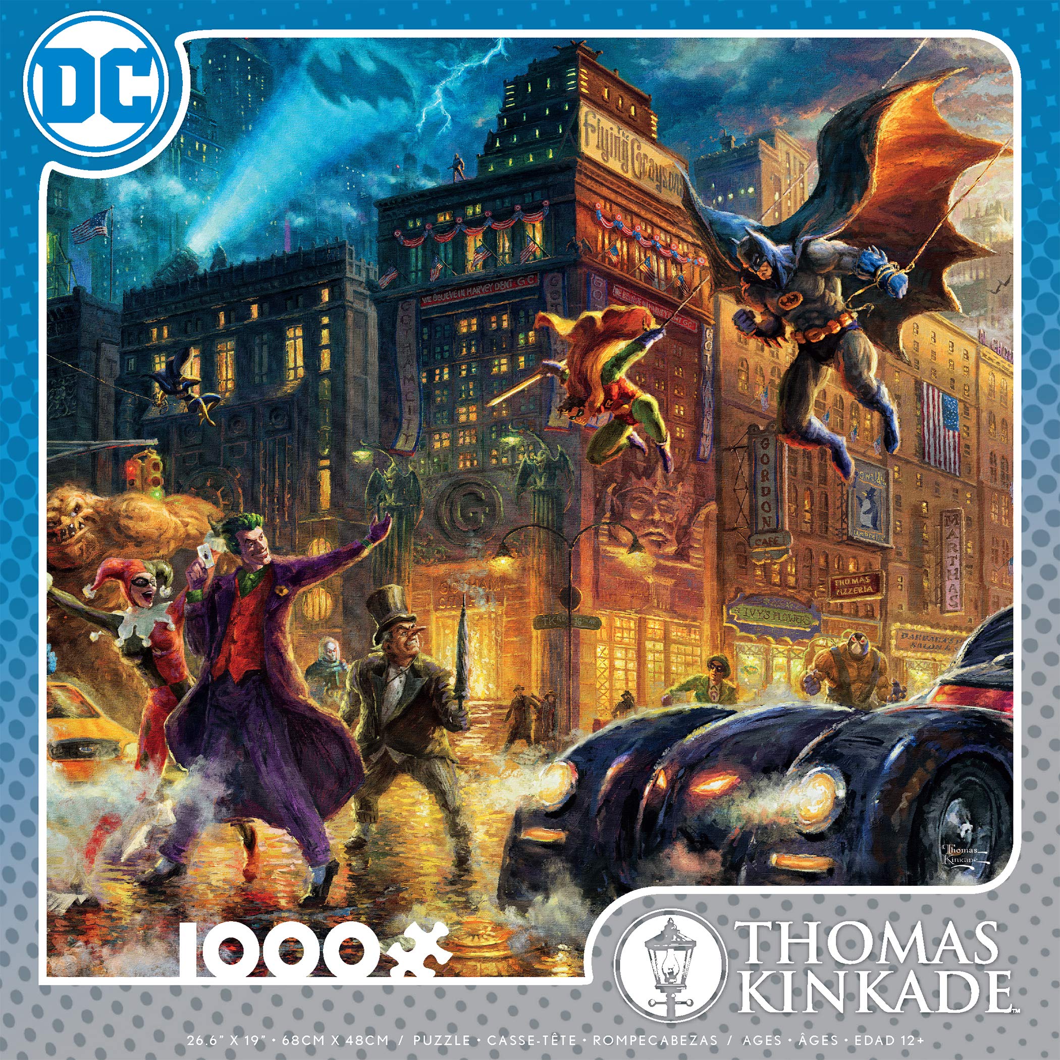 Amazon.com: Ceaco - Thomas Kinkade - DC Comics - The Dark Night