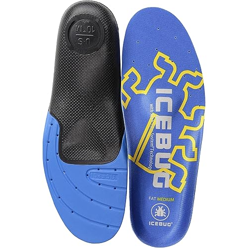 Icebug FAT High Cushion Support Insole with Arch Flex Technology