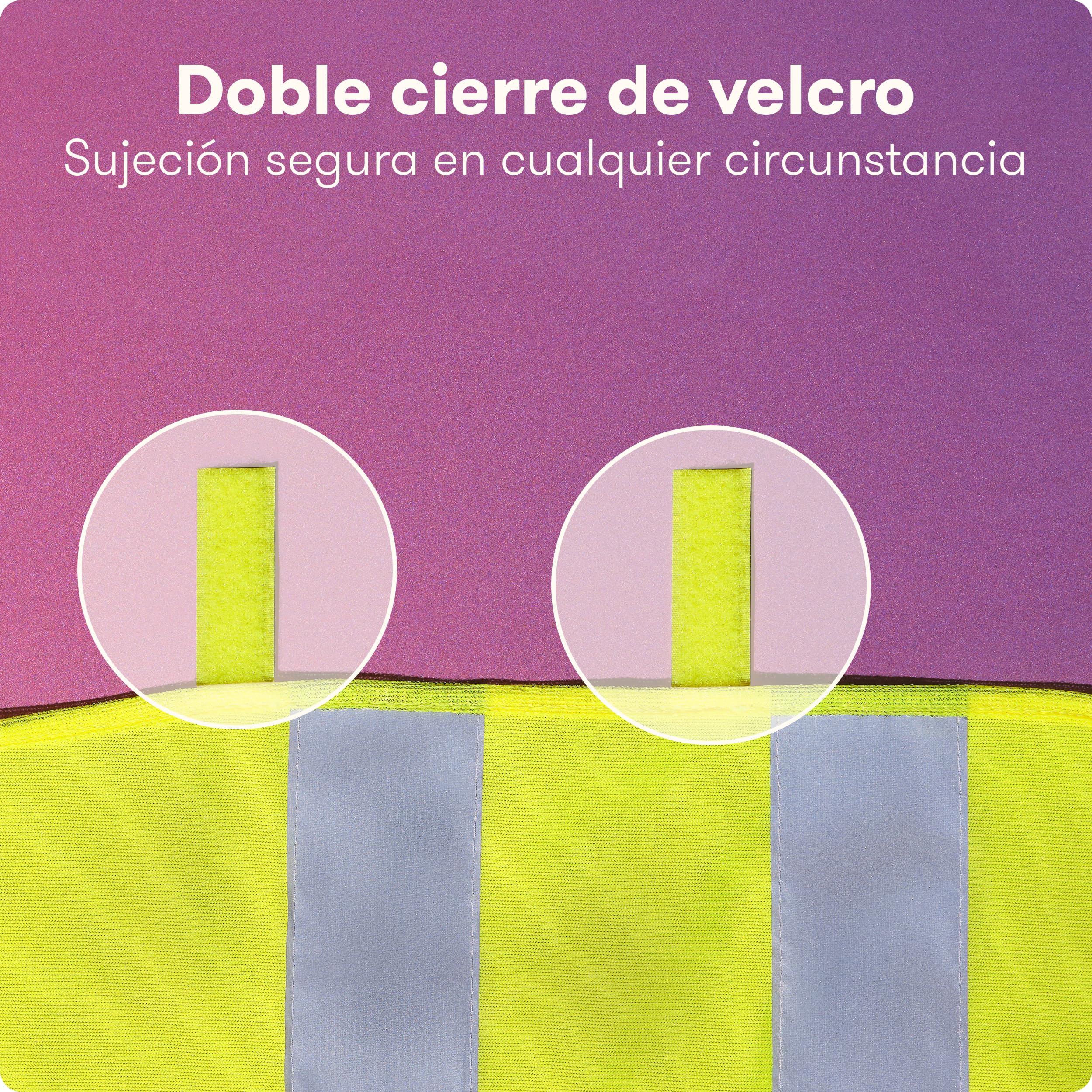 PURAHELP Set de 4 Chalecos Reflectantes para Coche - Alta Visibilidad - Conforme a la Normativa Europea EN ISO 20471 - Chalecos de Seguridad Amarillos - Chalecos de Seguridad para Adultos