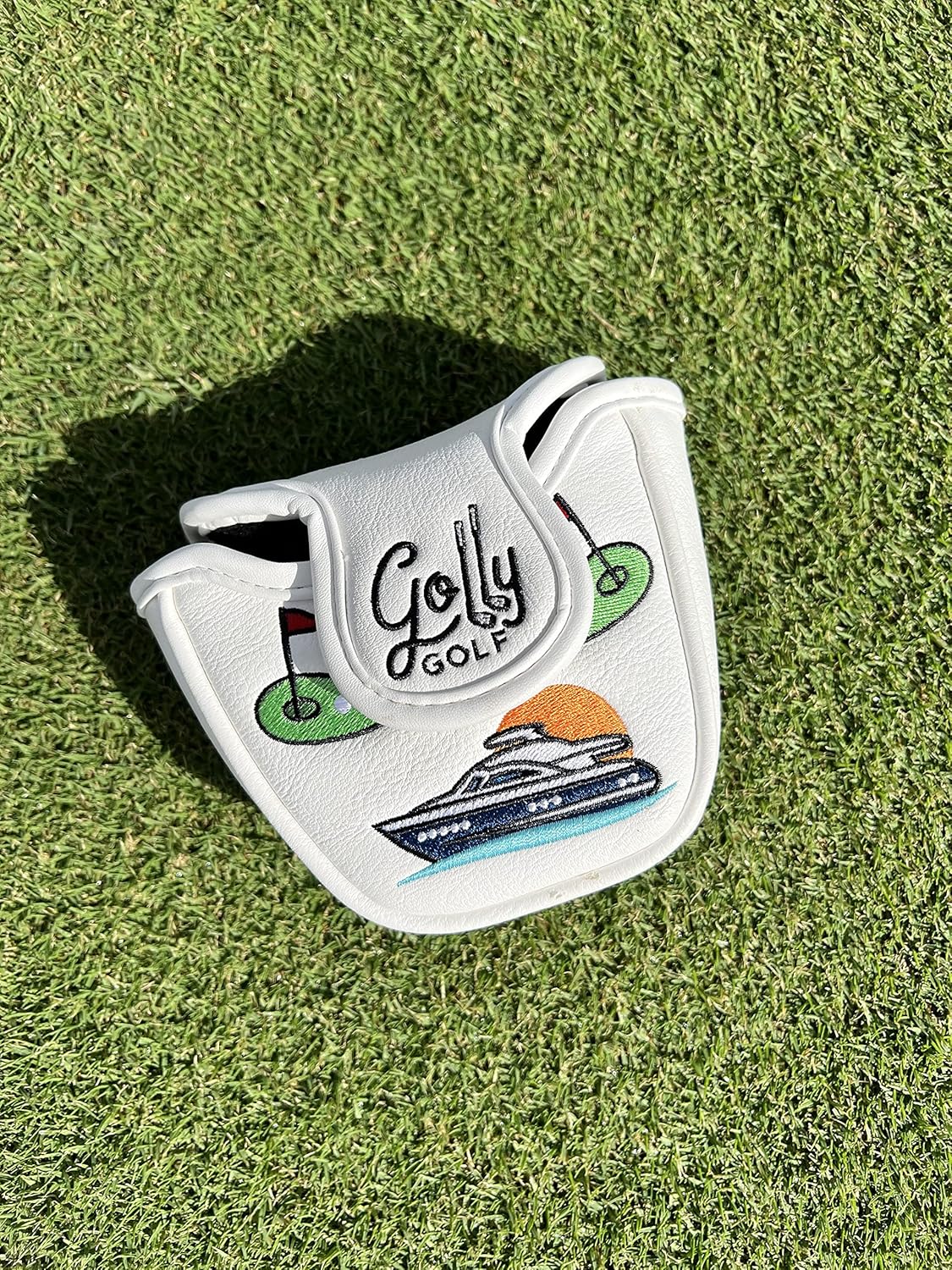 Buy Mallet Putter Headcover by Golly Golf Tour Quality Putter Cover Scotland Weather Tested