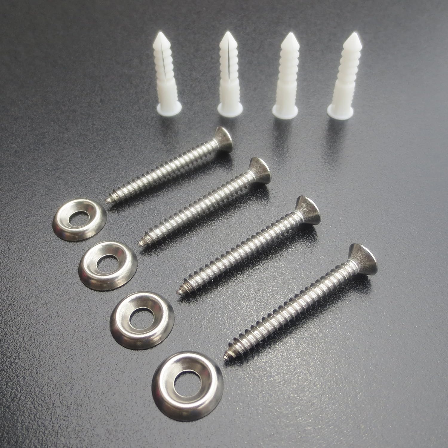 Glossy Gallery Rectangle Shatterproof Acrylic Safety Mirror with Screw Mount Set - 12in x 16in