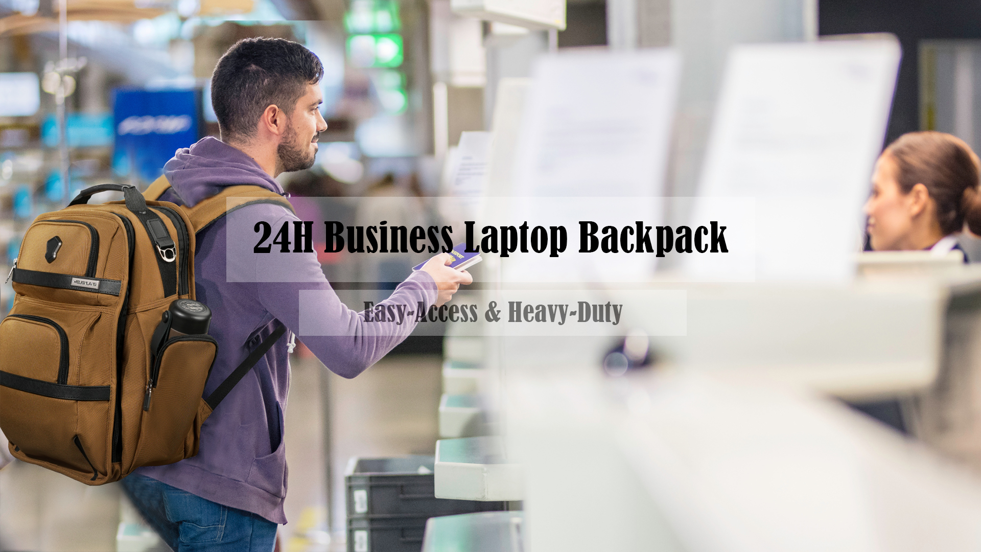 WELKINLAND 24H Business Laptop Backpack - 28L Durable Professional Backpack for Welkinland Full-Open Tool Bag Backpack-Durable, Gift Packed  main image 2