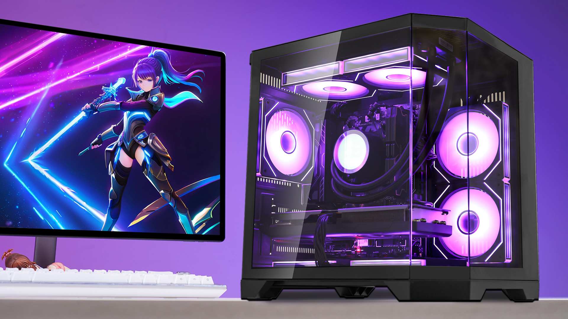 Amazon.com: HELLOLAND Ocean of Stars AI Gaming PC - RTX 5070 12GB