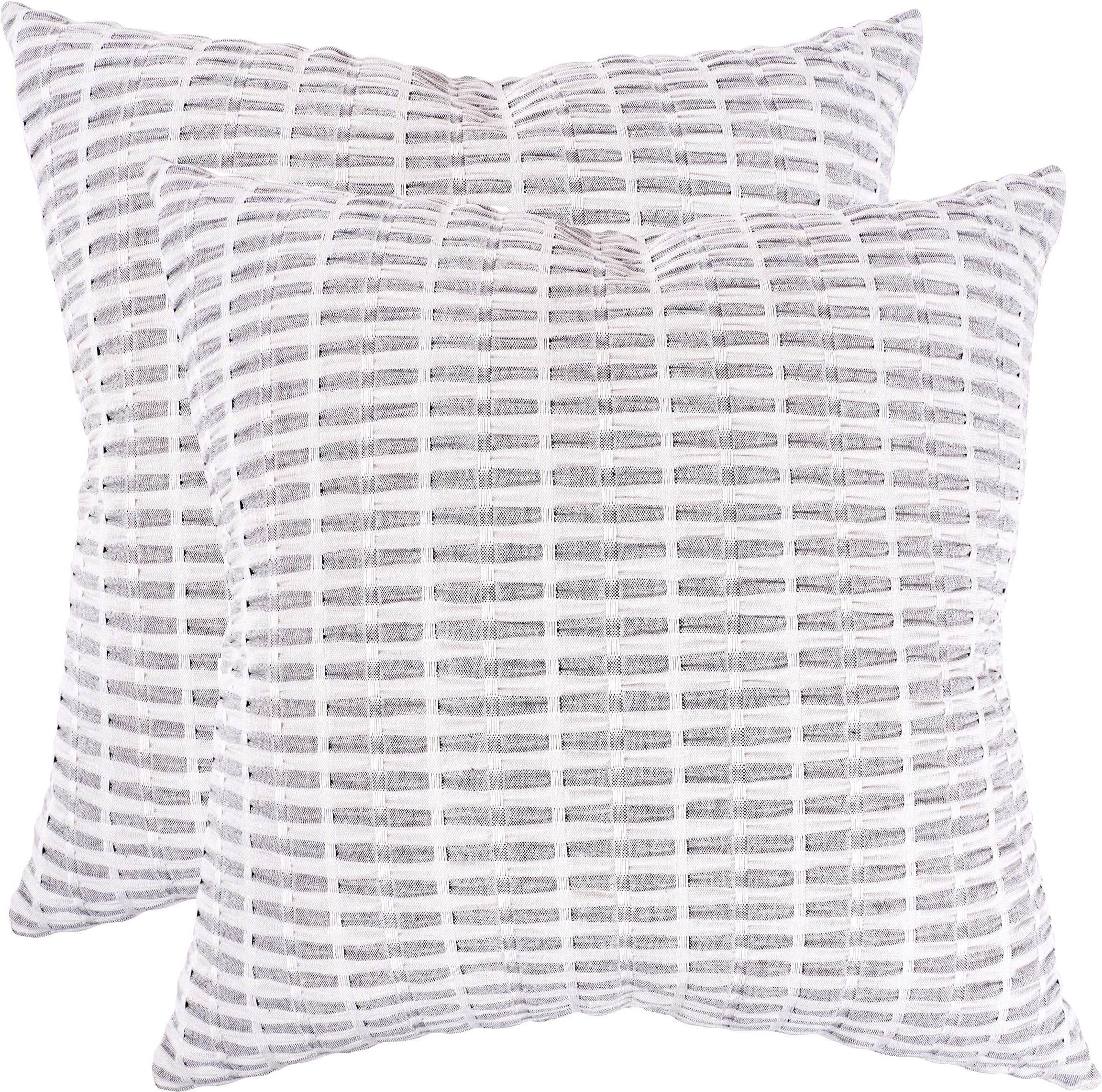 gray pillow cover