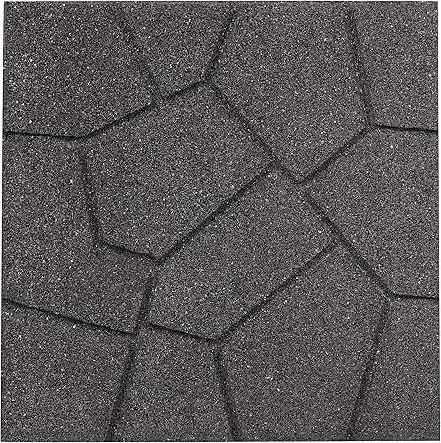 Miniatura 2 de Rubberific Azulejo de goma de doble cara - 16" X 16" X 3/4" (gris, 16 azulejos)