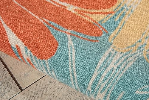 Miniatura 5 de Nourison Home & Garden - Alfombra de área de 5 pies 3 pulgadas x 7 pies 5 pulgadas, fácil de lavar, no se desprende, para dormitorio, sala de estar,