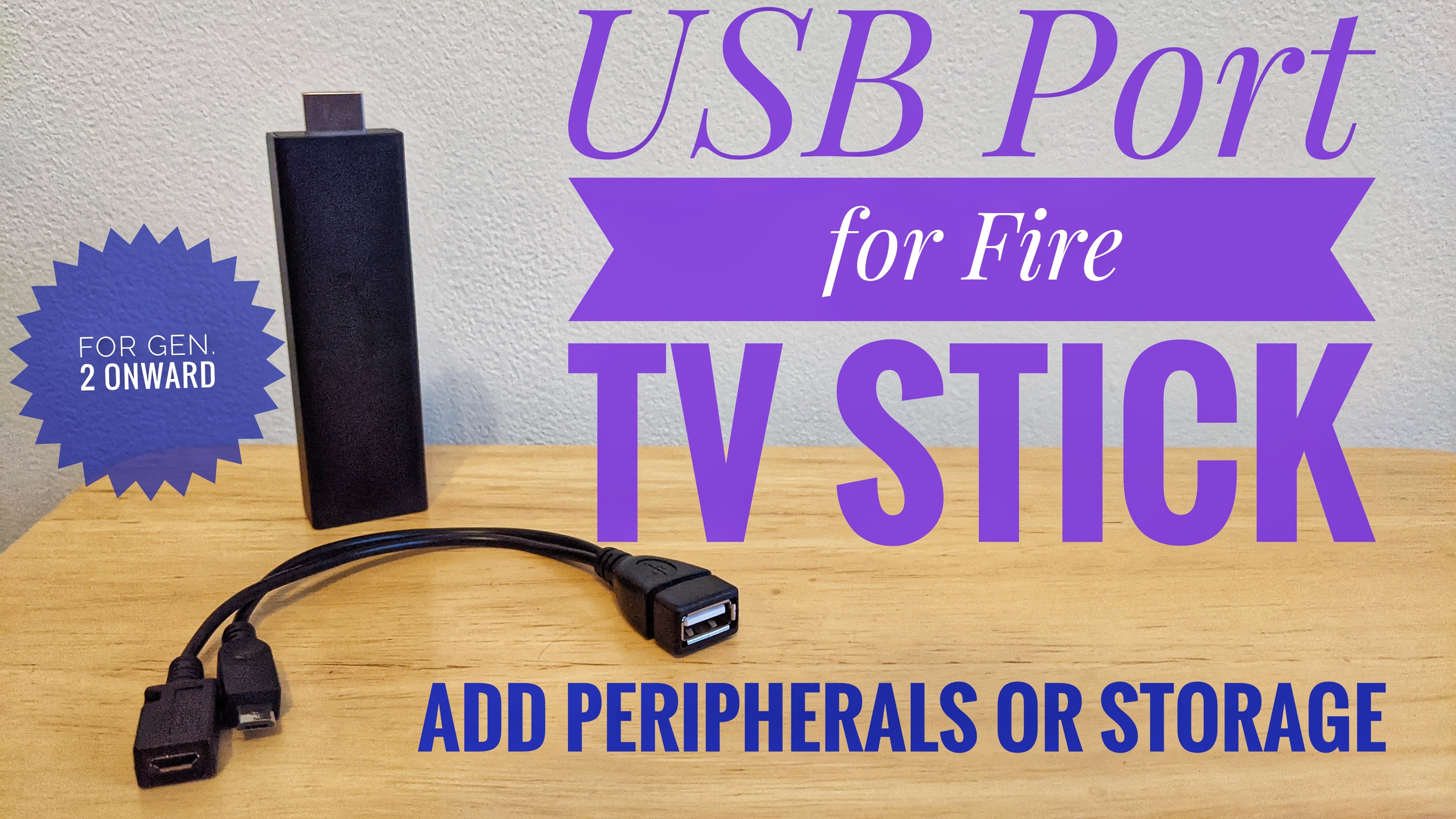 Watch How to Connect USB Peripherals to Your Fire Stick on Amazon Live