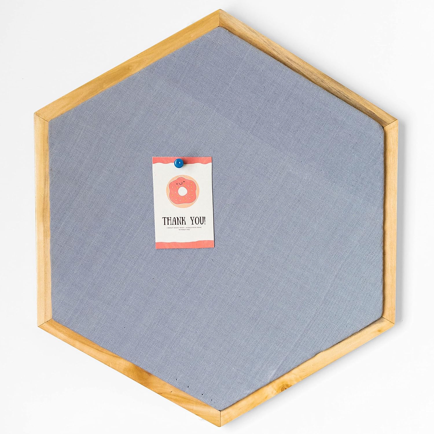 IVEI Hexagon Shaped Combination Board with Magnet Board, Pin Board & Whiteboard - Set of 2 - Grey - Innovative Organizer for Kids and Adults with Magnets to Do Boards Gift for Home, Office, School