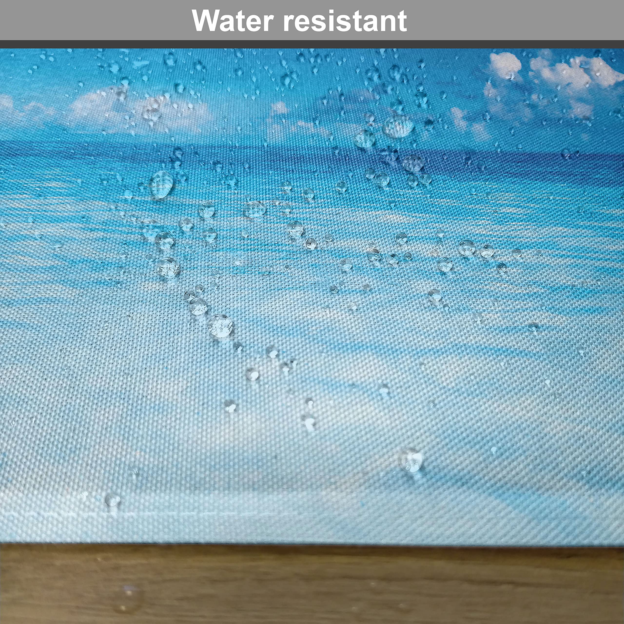 ABAKUHAUS Set Di 4 Tovagliette Americane In Tessuto 'Costiero' – Motivo Mare, 30x45 Cm, Lavabili In Lavatrice