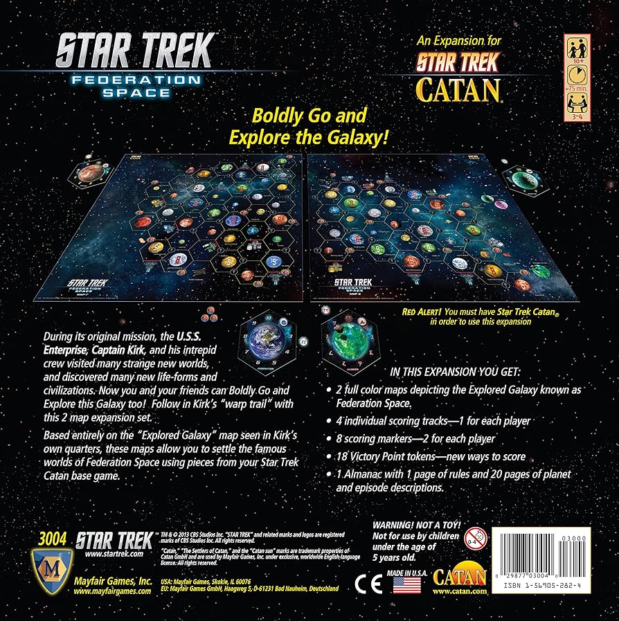 Amazon.co.jp: Mayfair Games + ボードゲーム/Star Trek Catan