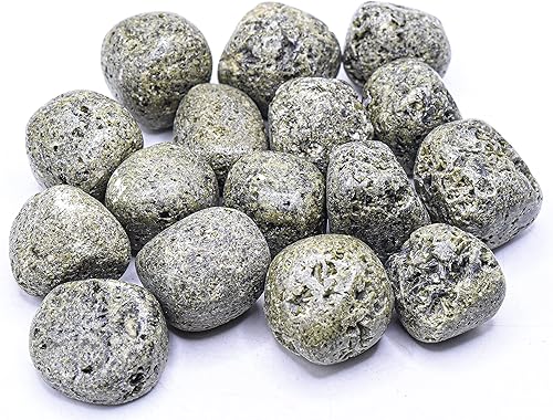 Natural Green Epidote Cabujón Guijarros Pulido Cuarzo Cristal Pistacita Piedra Mineral Cabs de Perú (5 PCS)