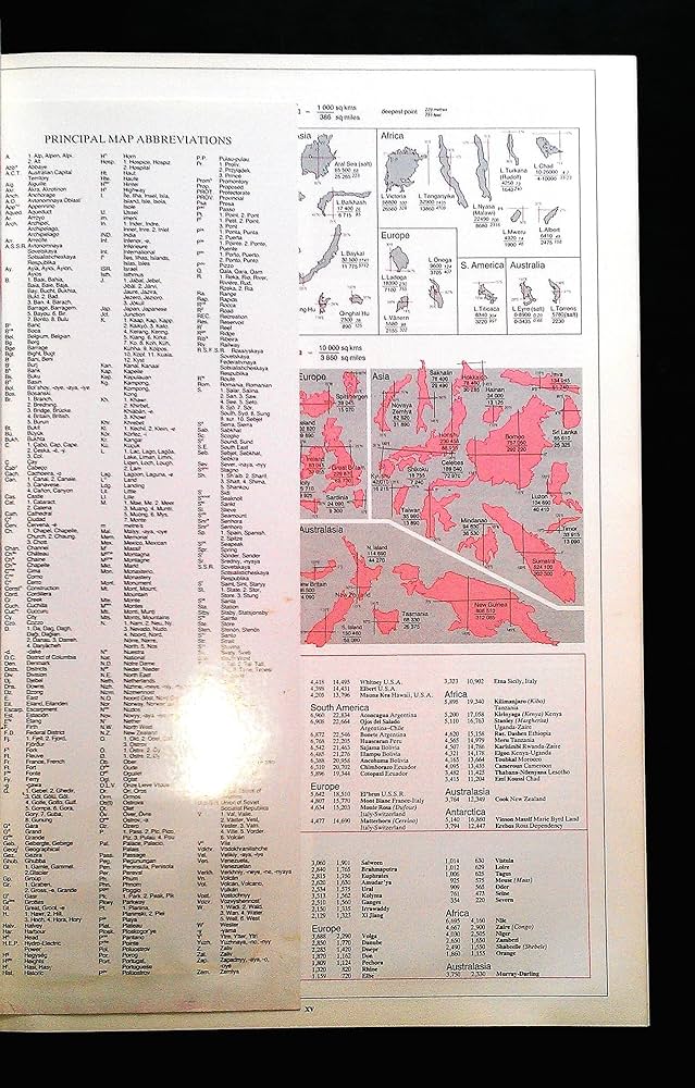 大判世界地図　The times atlas of the world The Times Atlas of the World: Comprehensive Edition 8, 1990