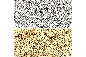 6mm Flat Round Spacer Beads: Perfect for Eye-Catching Jewelry Creations