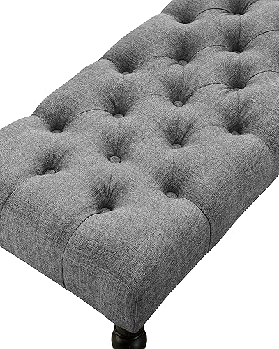 Miniatura 8 de Roundhill Furniture Leviton Urban Style - Juego de comedor de madera lavada oscura: mesa, 4 sillas y banco, gris Gris,Púrpura,Beige Bronceado,Azul