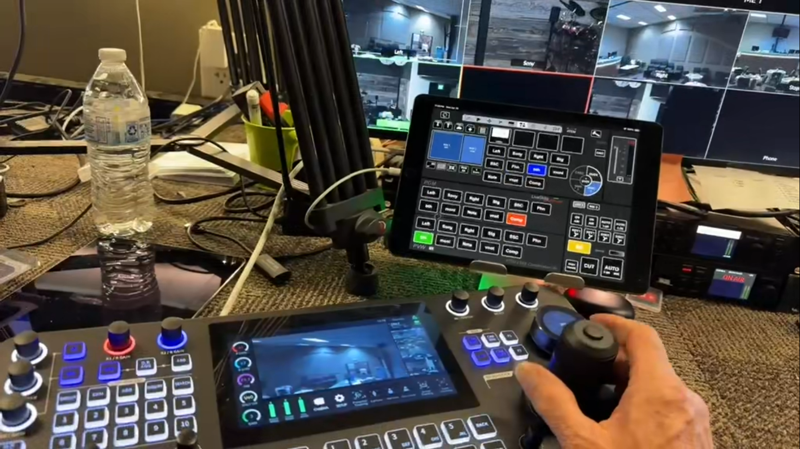 Amazon.com : Prisual PTZ Camera Controller PoE 4D Joystick LCD