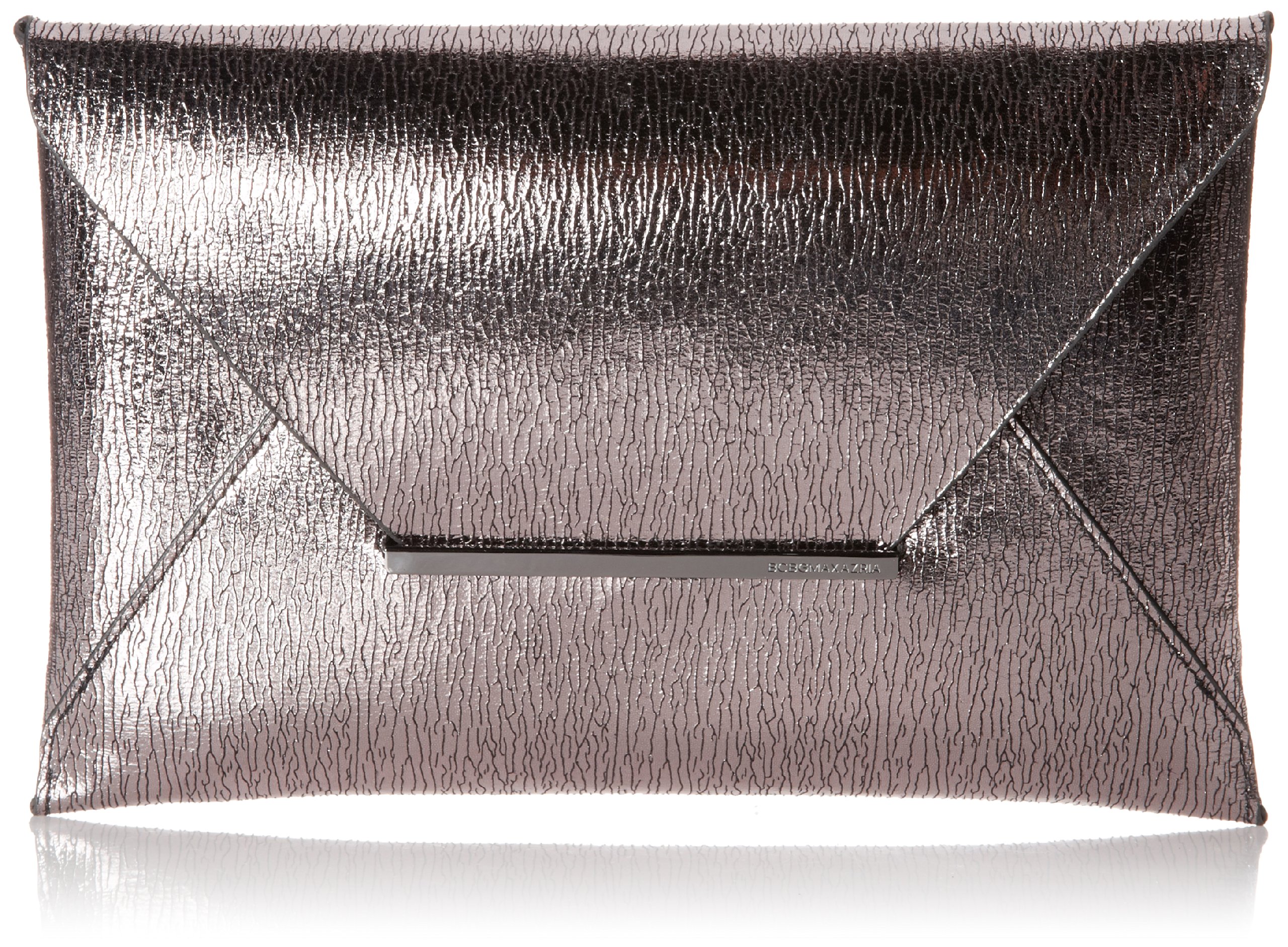 BCBG Harlow Signature Envelope Clutch (Metallic)