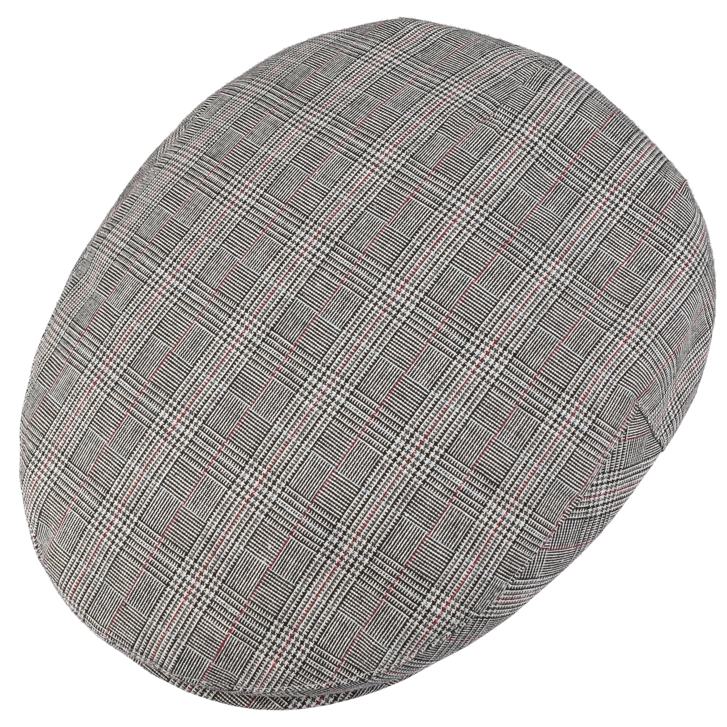Lipodo Casquette a Carreaux Devron Homme - Made in Italy en Coton Gavroche avec Visiere, Doublure Ete Printemps-ete