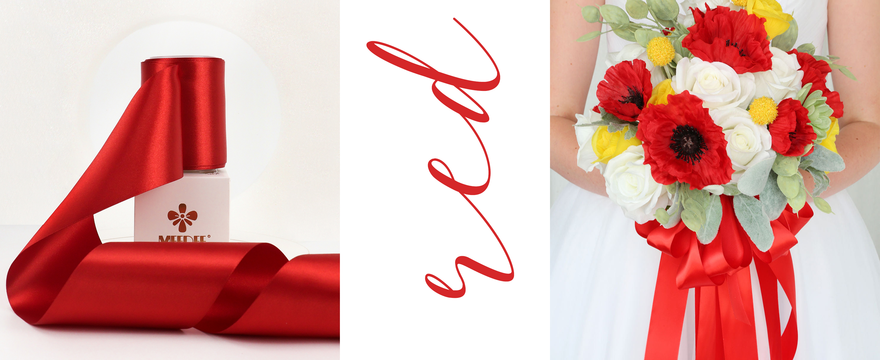 Red Satin Ribbon 3 Inch