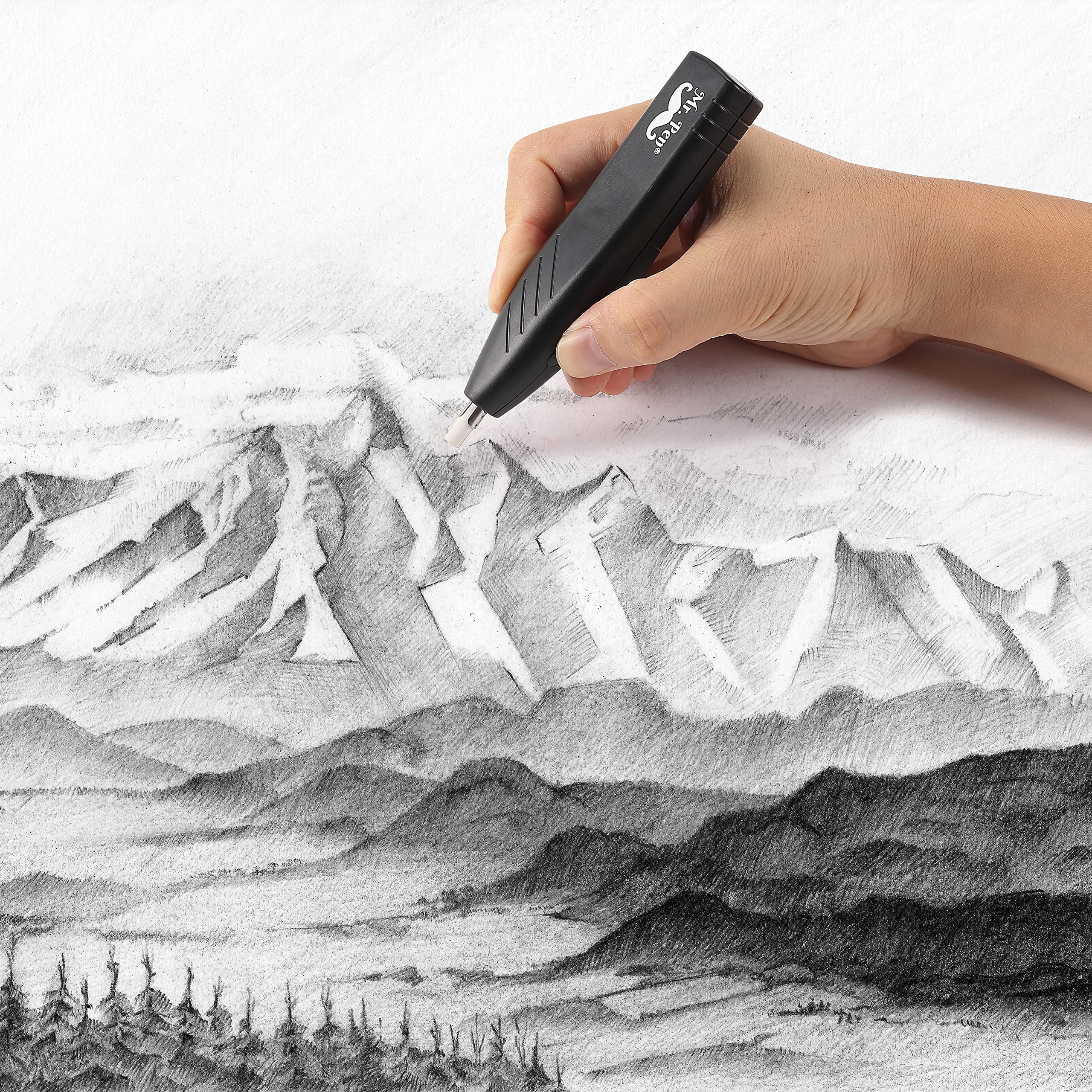 Buy Mr. Pen Electric Eraser Kit, 36 Eraser Refills and 1 Brush