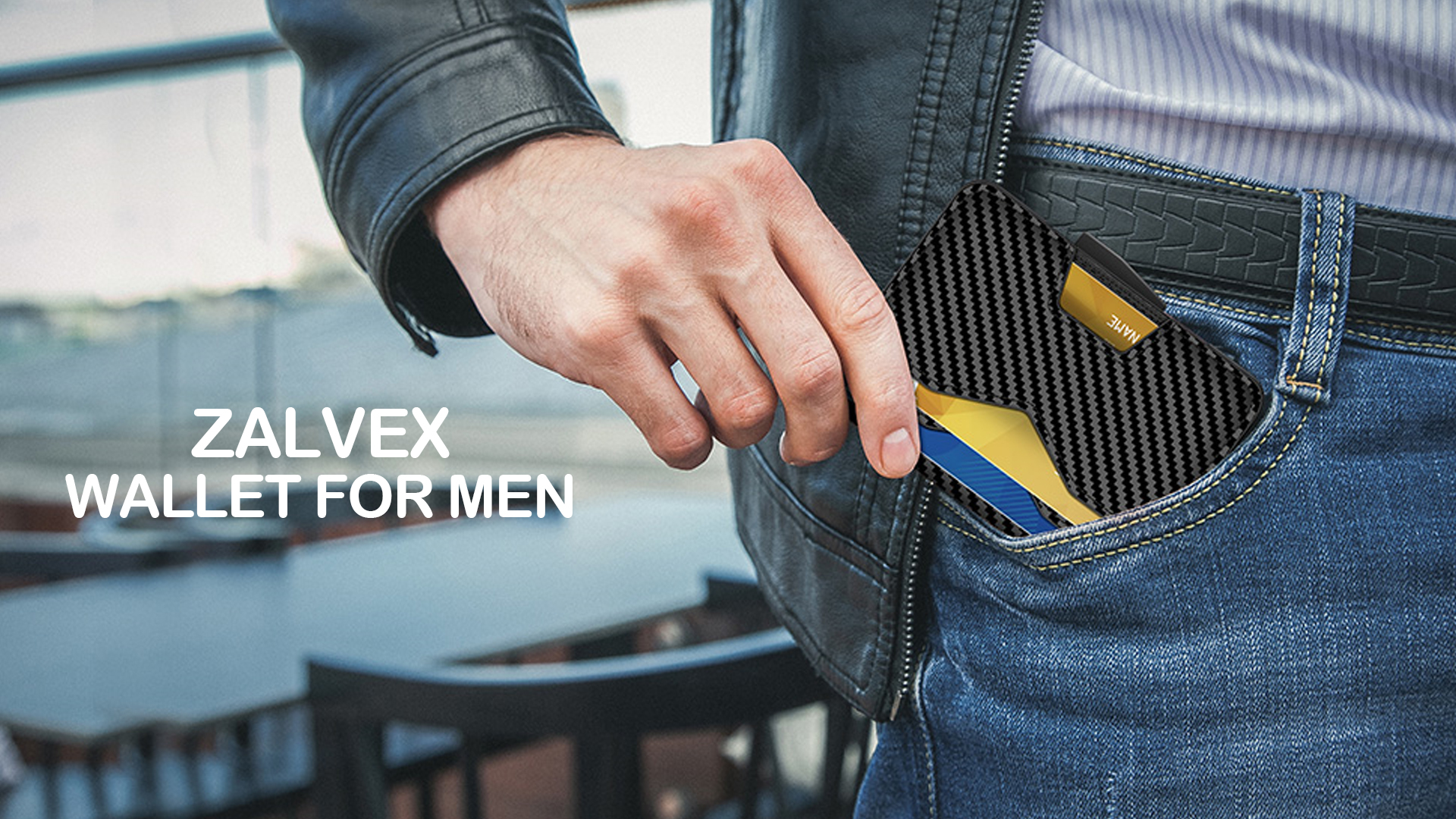 ZALVEX Wallet for Men, RFID Blocking Mens Wallet with Money Clip