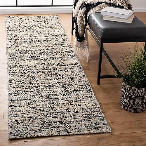 Miniatura 8 de SAFAVIEH Natura Collection - Alfombra de área de 8 x 10 pies, color beige, lana hecha a mano, ideal para zonas de alto tráfico en sala de estar,