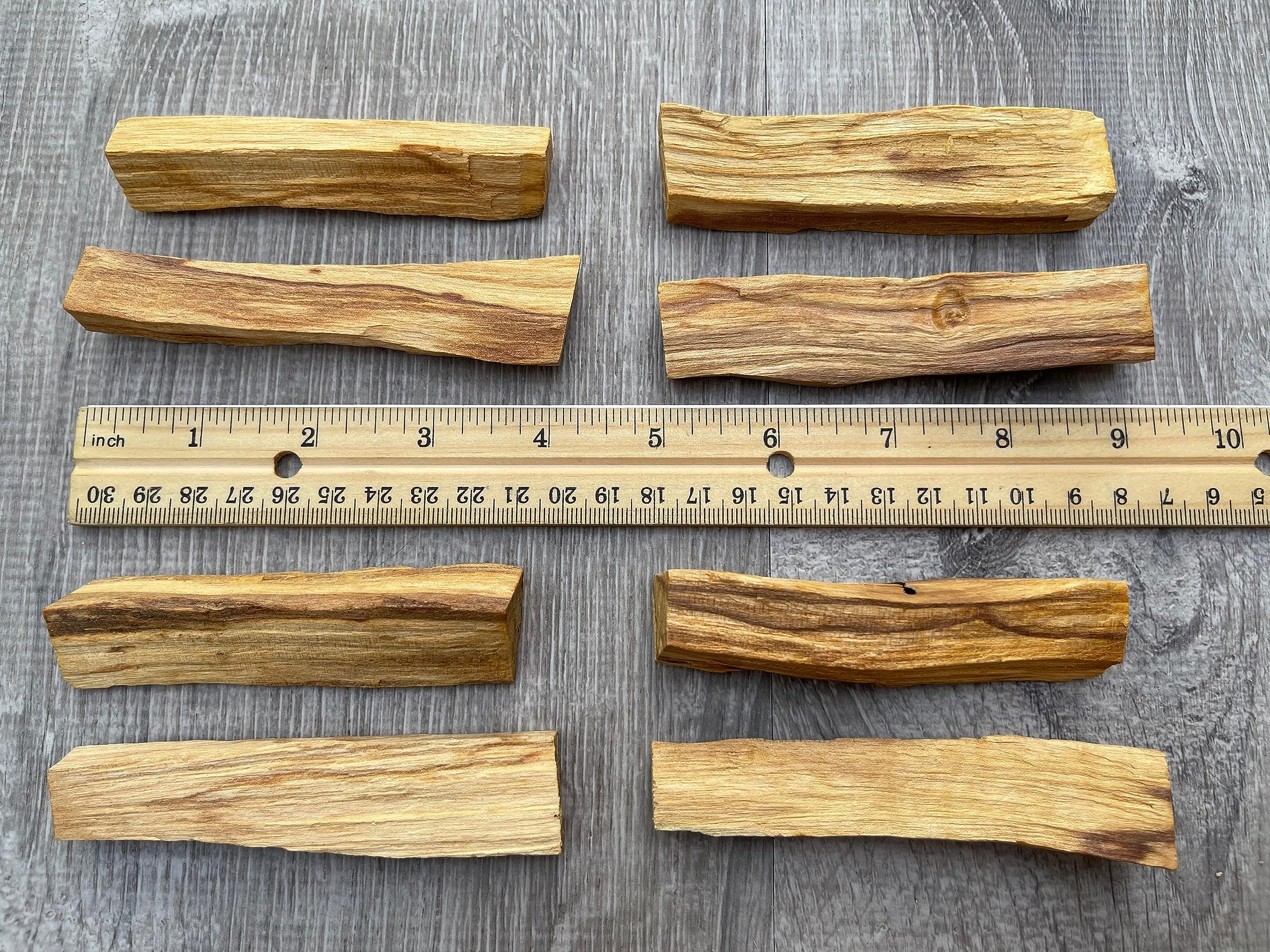 Palo Santo Stick de 4 pulgadas, Palo Santo Sood, madera sagrada, palo de manchas de Palo Santo, limpieza, bendición, lote al por mayor a granel (1 libra)