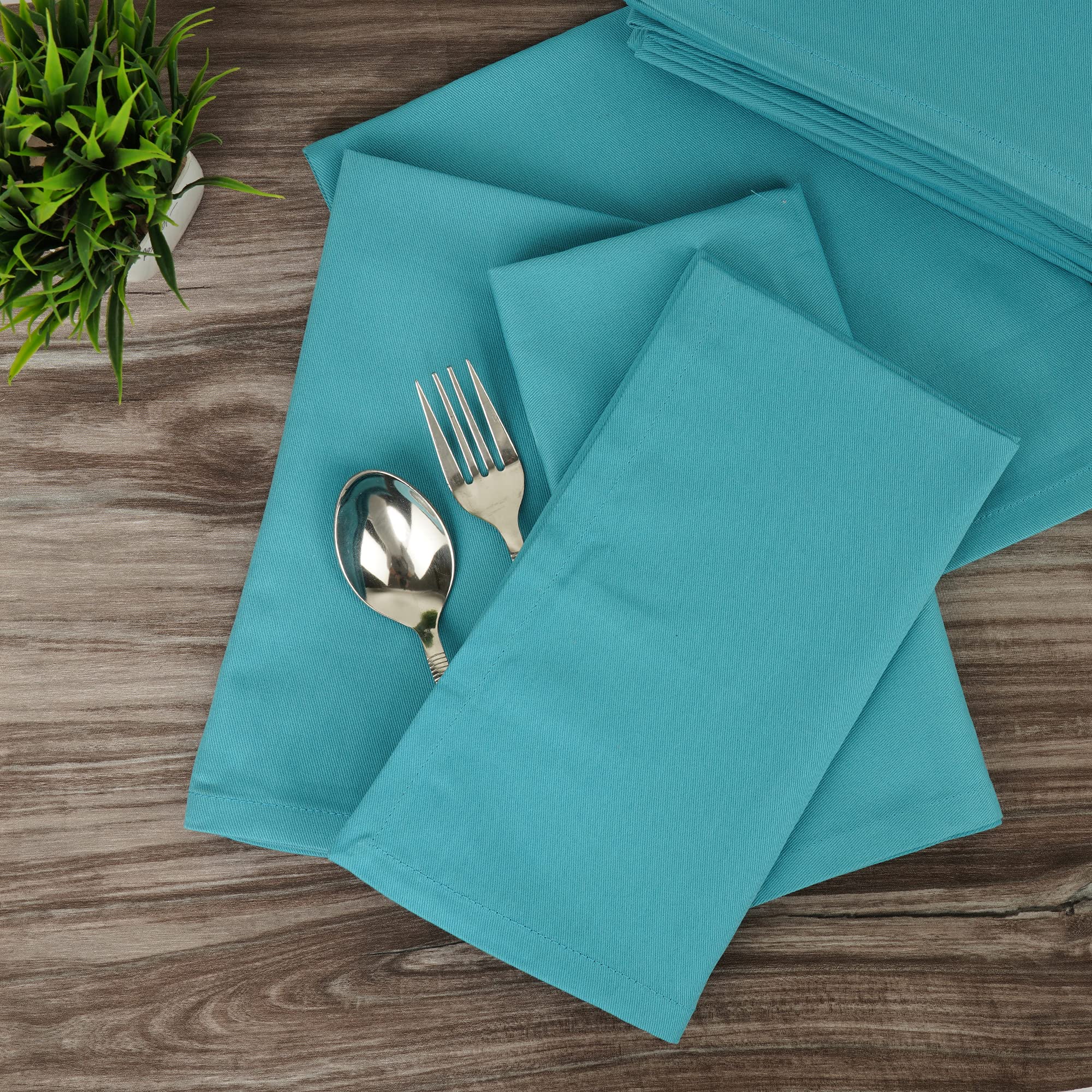 12 Tovaglioli In Cotone 100% Oversize 45x45 Cm - Multicolore, Spessi E Assorbenti, Per Tutti I Giorni - Foto 6