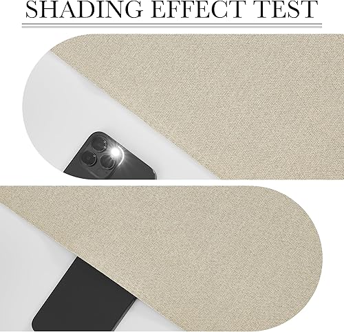 Miniatura 12 de RYB HOME Cortinas de privacidad para puerta francesa, rica textura de lino, cortinas para oscurecer la habitación, cortinas y cortinas