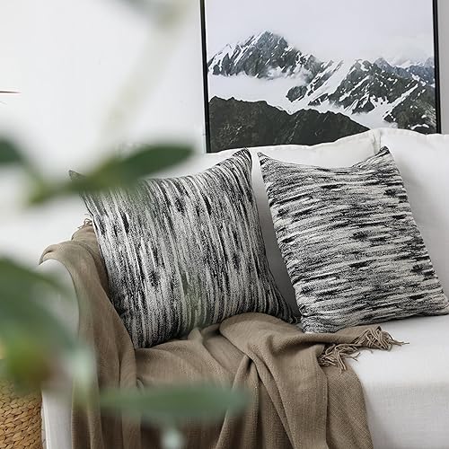 Miniatura 3 de Home Brilliant - Fundas de almohada abstractas con textura