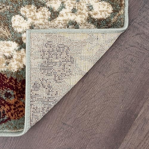 Miniatura 5 de Juego de alfombras de área (5 x 7 pies + 20 x 60 pulgadas + 20 x 32 pulgadas) para sala de estar, comedor, alfombra de dormitorio, alfombra de