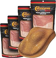 Vista 7 de Custom Shop - Plata a arco iris- 4 onzas de microescamas holográficas de metal de 0.004 pulgadas de tamaño de 100 micrones - Resistente a los rayos