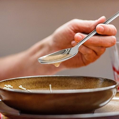 Miniatura 5 de Cucharas adaptativas para Parkinson, utensilios para ancianos, discapacitados, adultos, pacientes de Parkinson, discapacitados, cuchara de borde