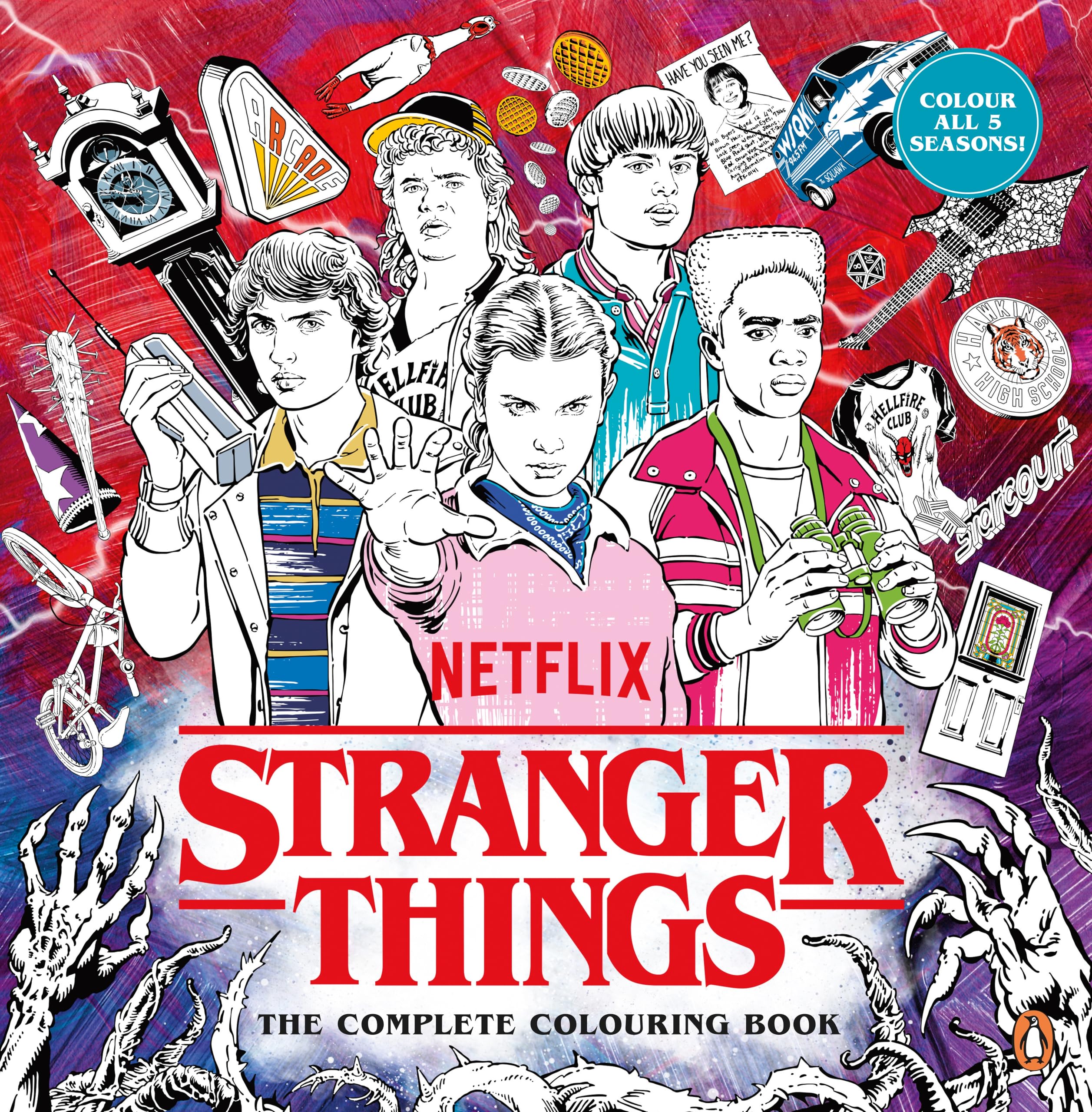 Stranger Things: The Complete Colouring Book: Seasons 1-5