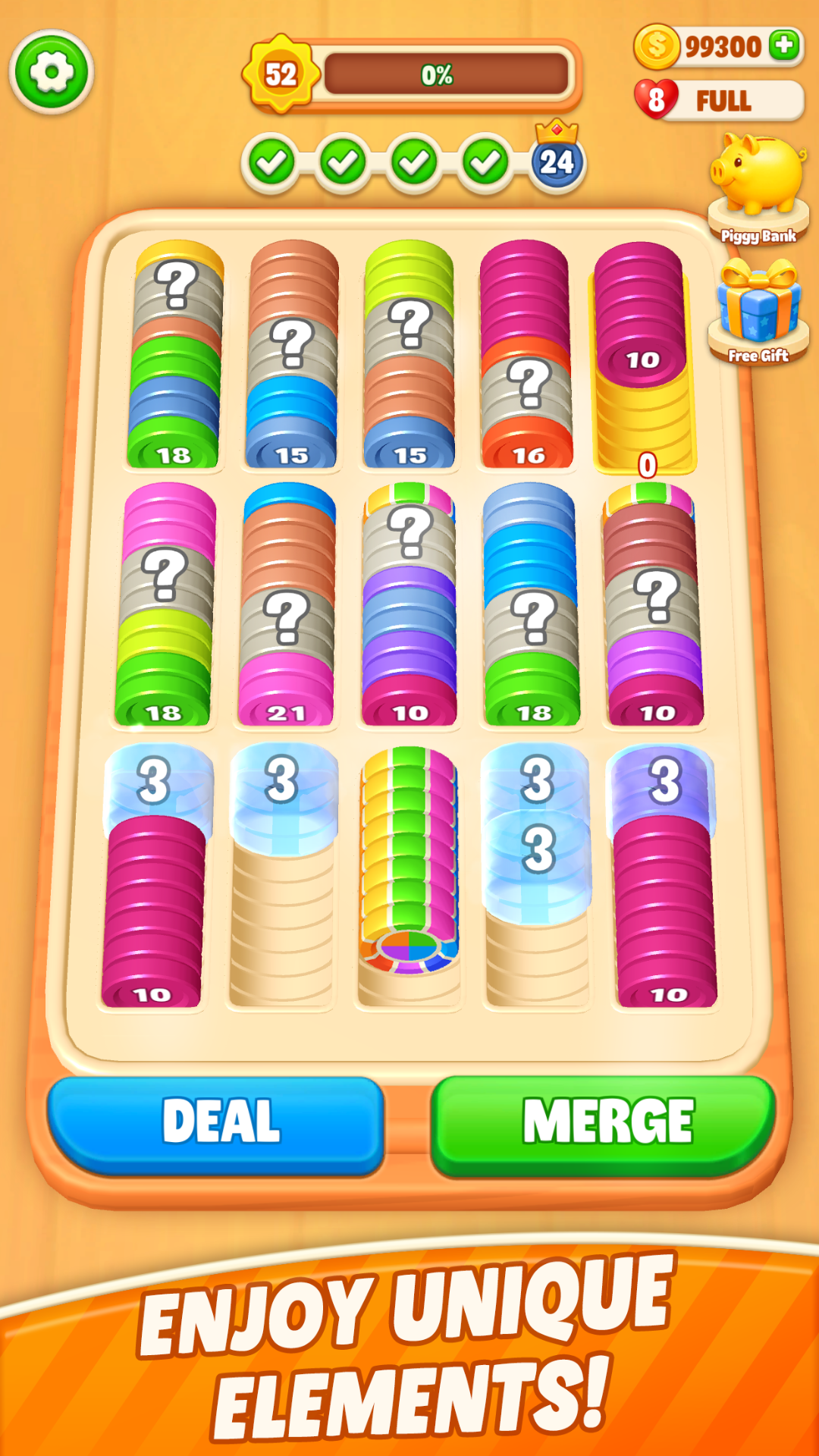 Sort Stack App Level 285 Coin Stack Master: Sort Puzzle - App on the Amazon Appstore