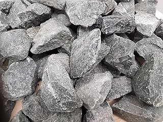 Doubleyou Geovlies & Baustoffe Saunasteine Diabas 50-80 mm 10kg + 10kg 32-56 mm als MIX zum dichten Aufbau
