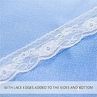 Vista 6 de XiDi Cortinas opacas con estrellas para habitaciones de niños, cortinas verdes para ventana de dormitorio de niños, azul y gris, 52 pulgadas