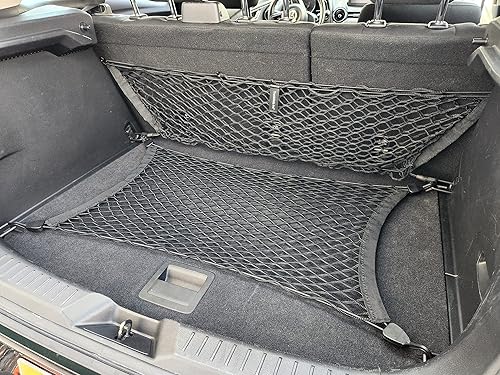Miniatura 6 de Asiento trasero + red de carga elástica para maletero para Mazda CX-3 2016-2021 – Organizadores y almacenamiento de maletero premium – Red de