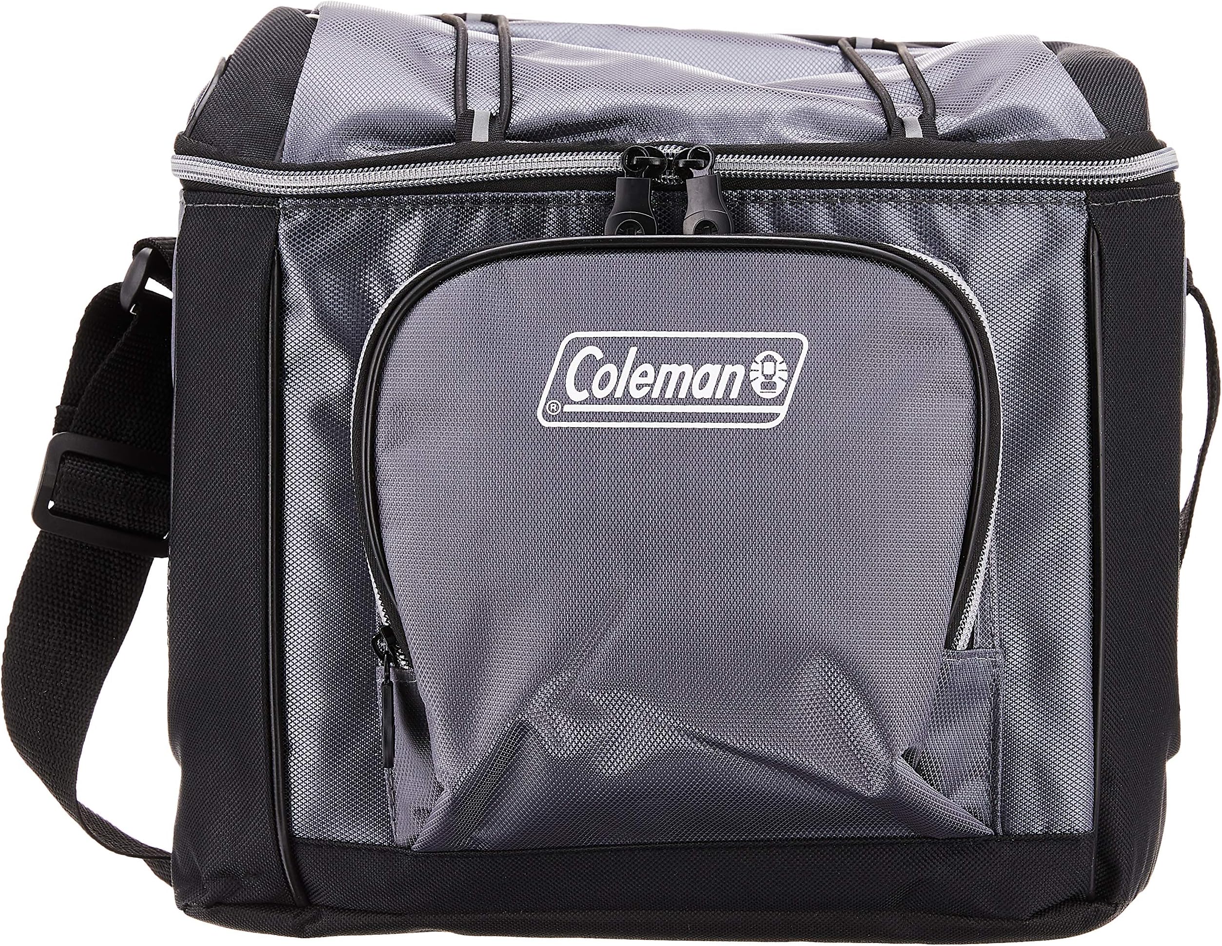 Coleman Chiller Series Insulated Portable Soft Cooler, Leak-Proof 16 Can Capacity Lunch Cooler with Ice Retention