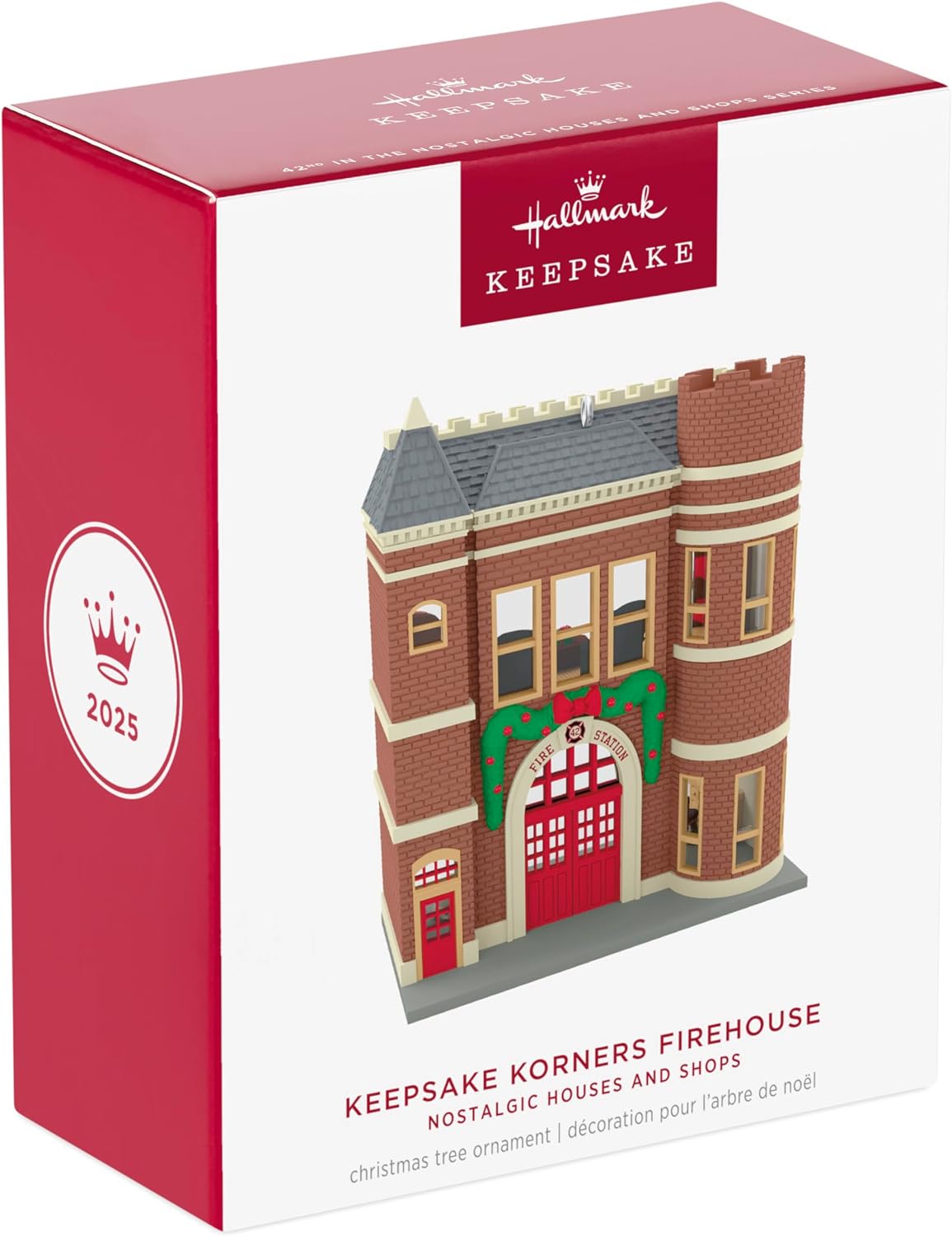 Hallmark Keepsake Christmas Ornament, Nostalgic Houses and Shops Keepsake Korners Firehouse