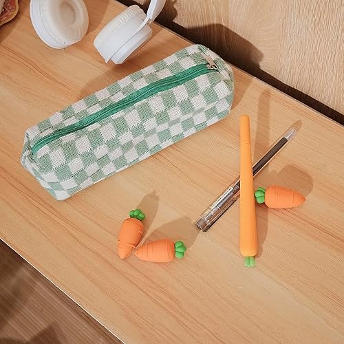 Miniatura 3 de Estuche para lápices de oficina, universidad, escuela, bolsa de almacenamiento, organizador de caja, bolsa de maquillaje, bolsa de cosméticos,