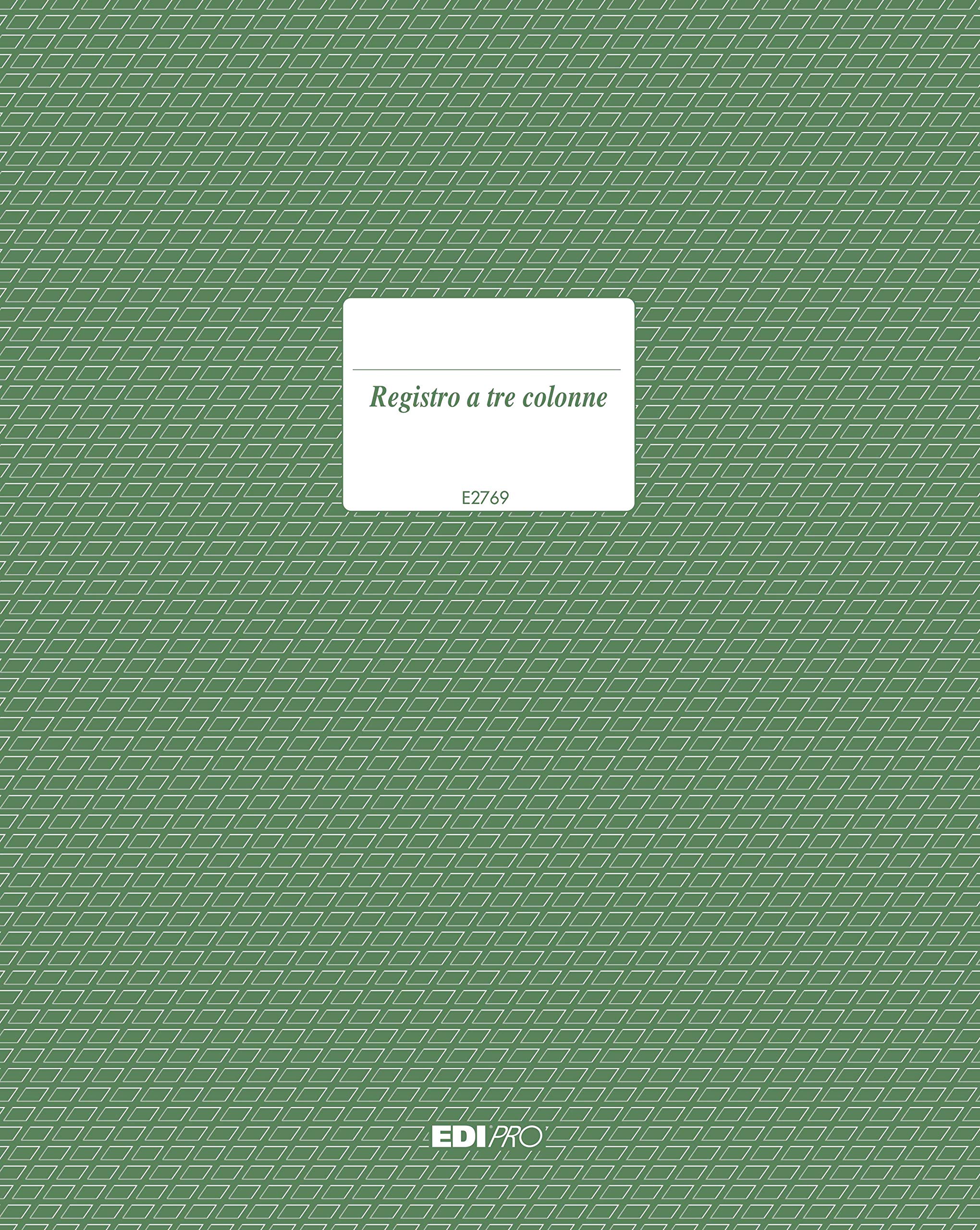 Registro Contabilit&agrave; Lavori Edipro E2923 - 47 Pagine Numerate Formato 31x21 Cm