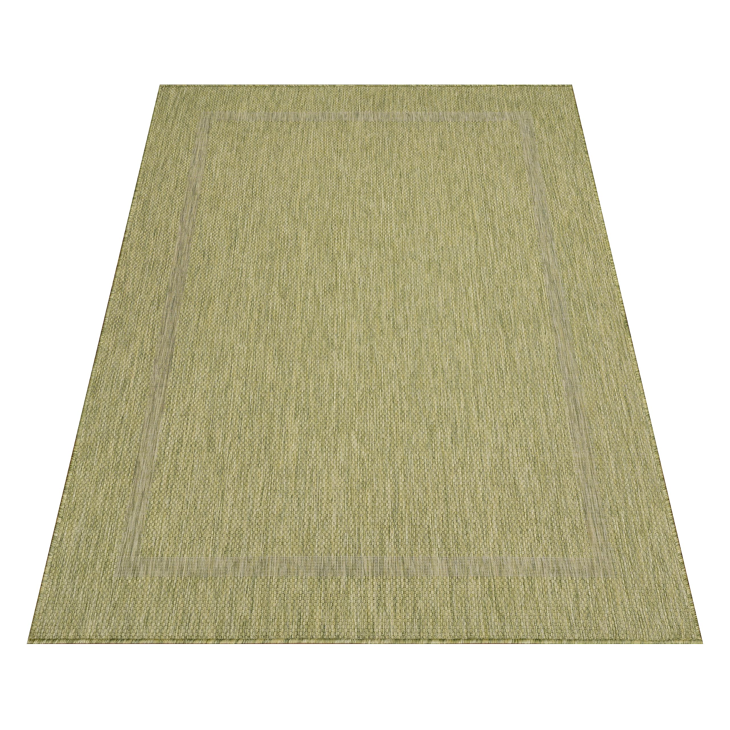 HomebyHome Binnen en buiten tapijt, weerbestendig, sisal-look, 120 x 170 cm, beige, balkontapijt, waterbestendig, wasbaar, plat weefsel, ideaal voor keuken, camping, tuin en terras